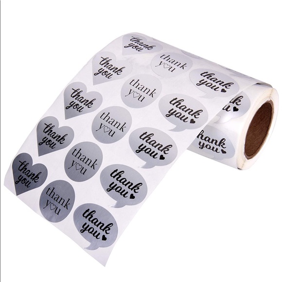 Other - 300 Quality “Thank You” labels stickers